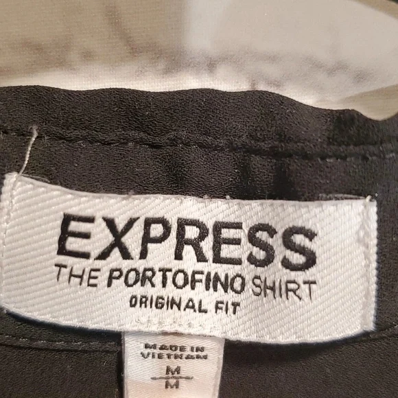 Express black portofino shirt size M - Picture 5 of 9